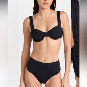 like new M Solid & Striped Lilo Bikini Top & Bottom set